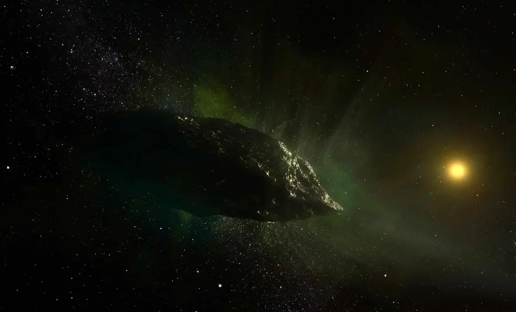 Interstellar Object traveling through the galaxy