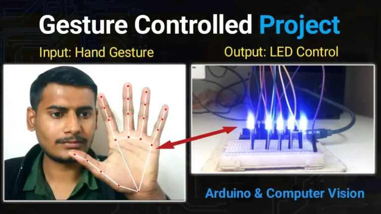 Control LEDs with Hand Gestures